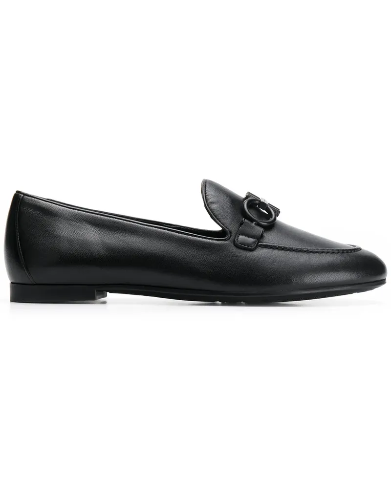 Ferragamo Loafer mit Schnallen - Schwarz Schwarz