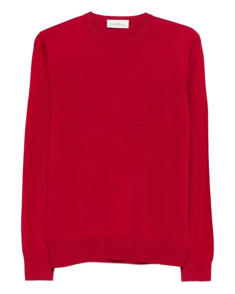 Della Ciana Fein gestrickter Pullover - Rot Rot