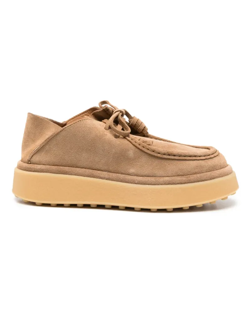 TOD'S Plateauschuhe mit Schnürung - Nude Nude