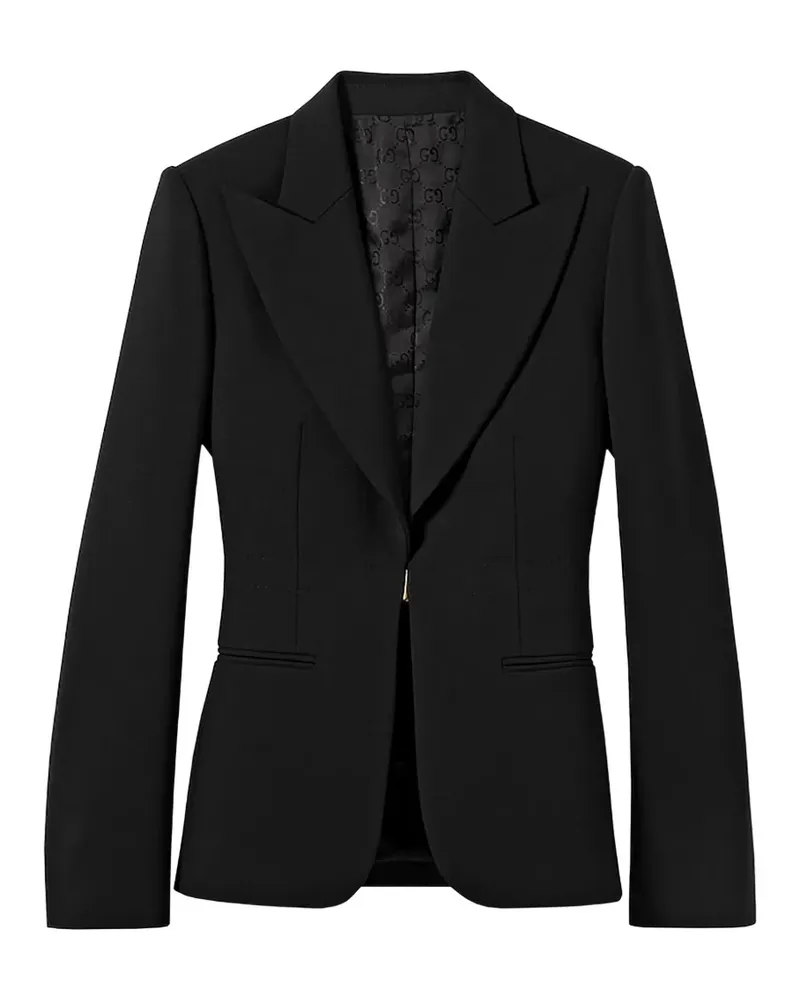 Gucci La Gallerista Blazer mit steigendem Revers - Schwarz Schwarz