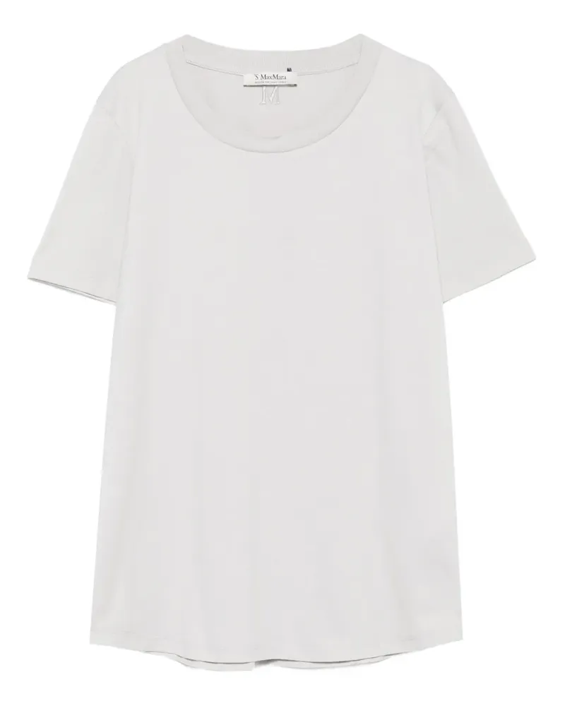 Max Mara T-Shirt mit Rundhalsausschnitt - Grau Grau