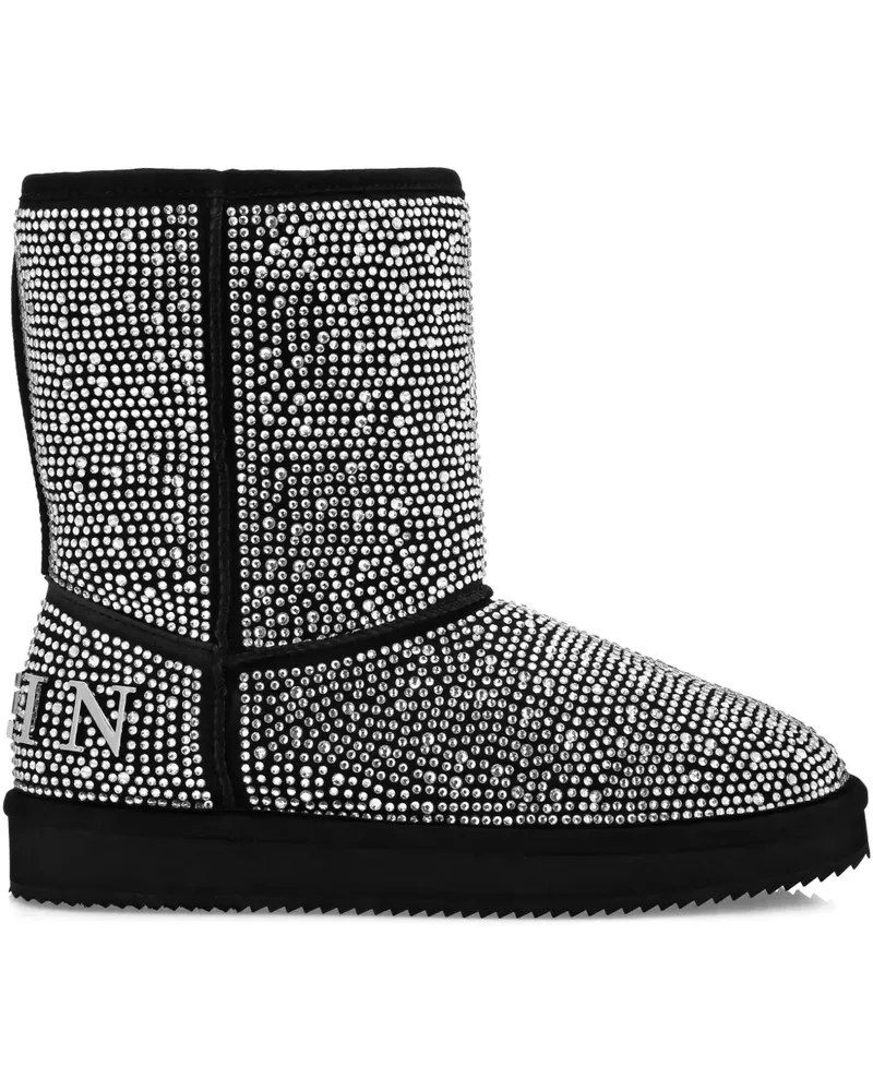 Philipp Plein Verzierte Stiefeletten - Schwarz Schwarz