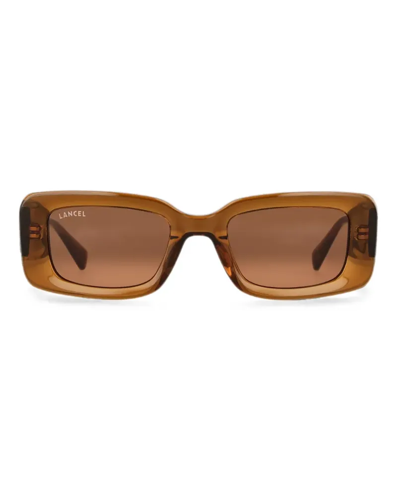Lancel Premier Flirt Sonnenbrille mit eckigem Gestell - Braun Braun