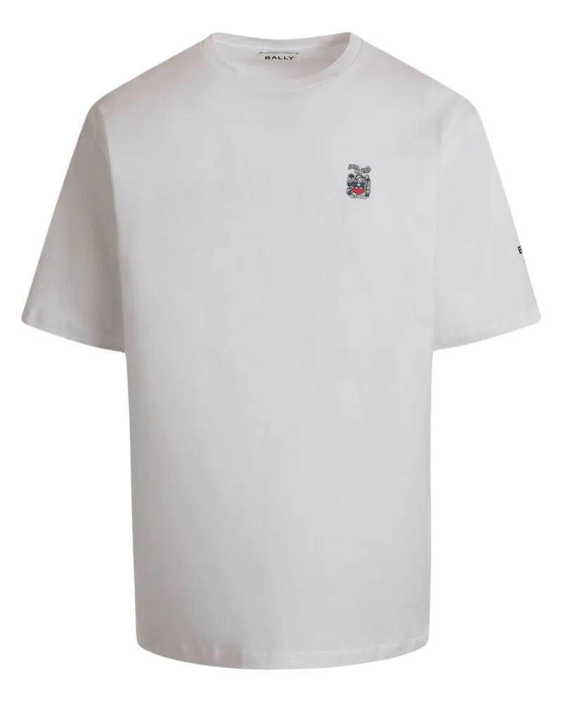 Bally T-Shirt mit Logo - WHITE White