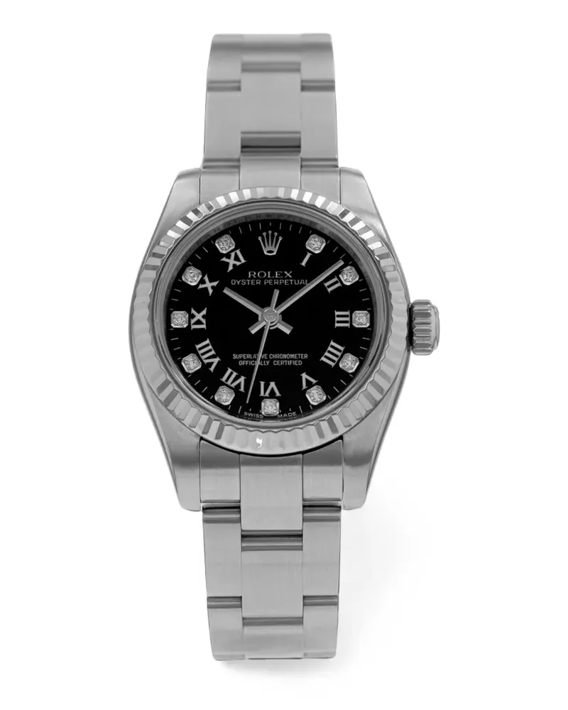 Rolex Oyster Perpetual Armbanduhr - Schwarz Schwarz