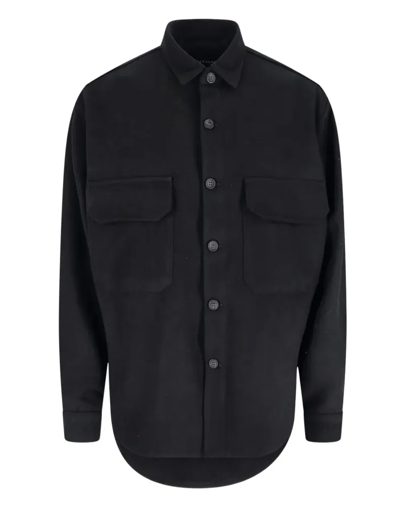PLAN C button-up shirt - Schwarz Schwarz