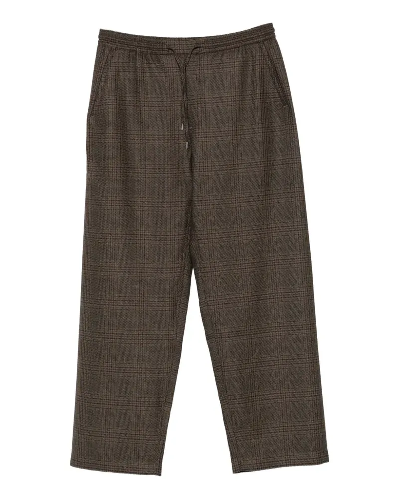 A Kind Of Guise Karierte Samurai Hose - Braun Braun