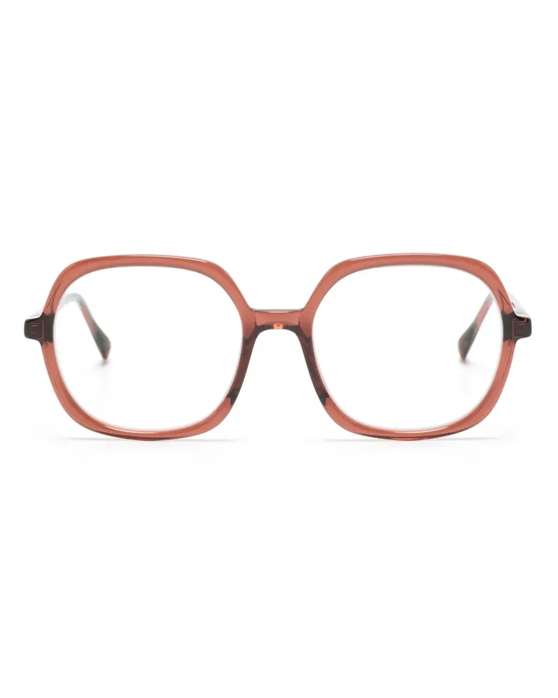 Mykita Eckige Farah Brille - Rot Rot
