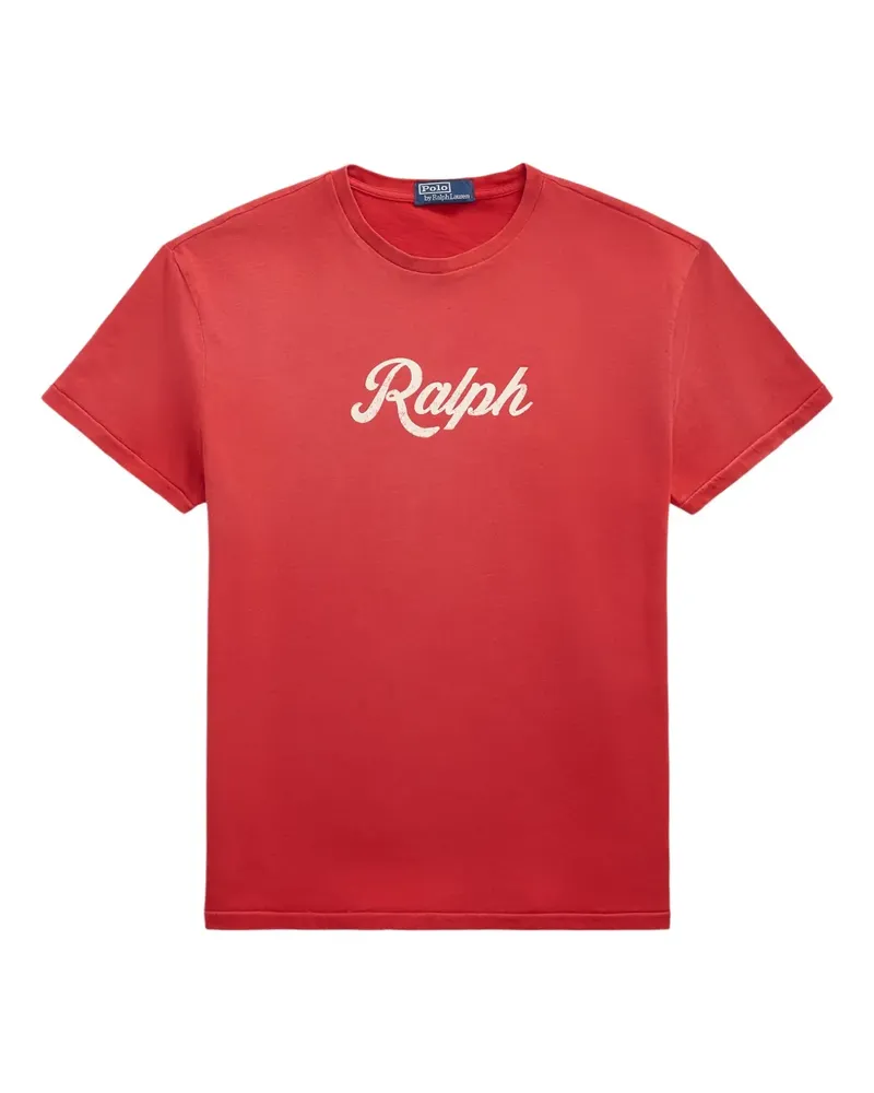 Ralph Lauren T-Shirt mit Logo-Print - Rot Rot