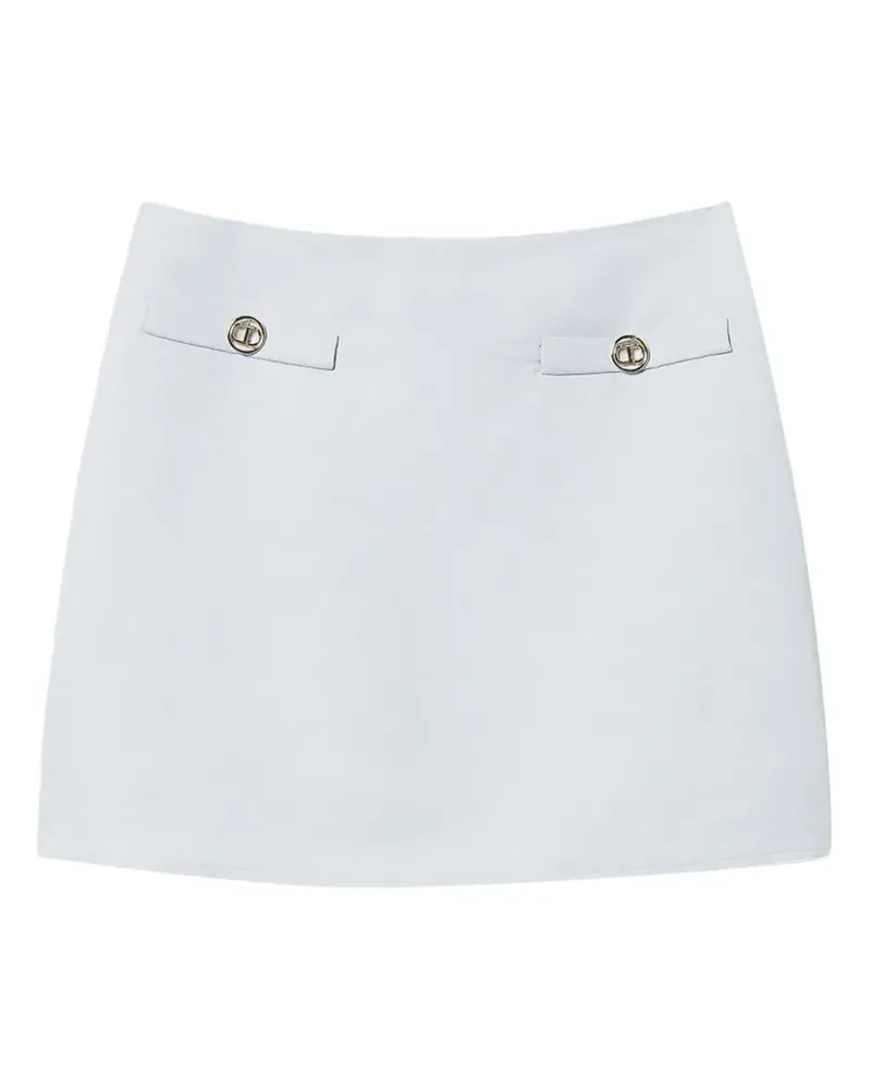 Twin-Set Rock mit Logo - Violett Violett
