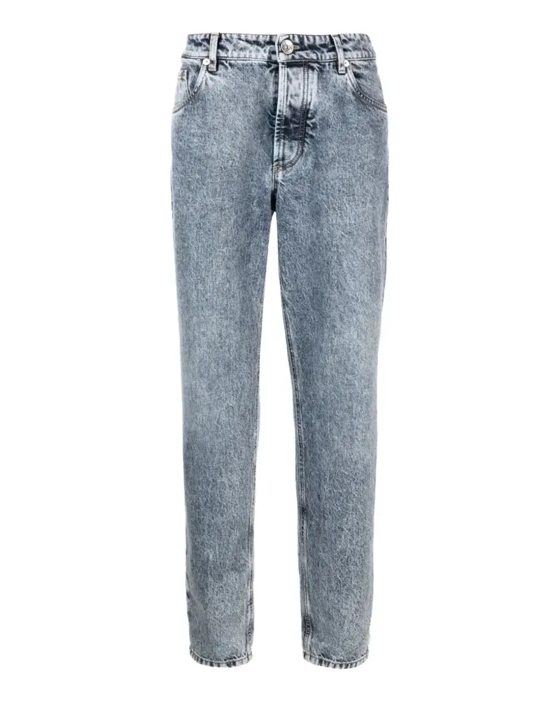 Brunello Cucinelli belt-loops jeans - Blau Blau
