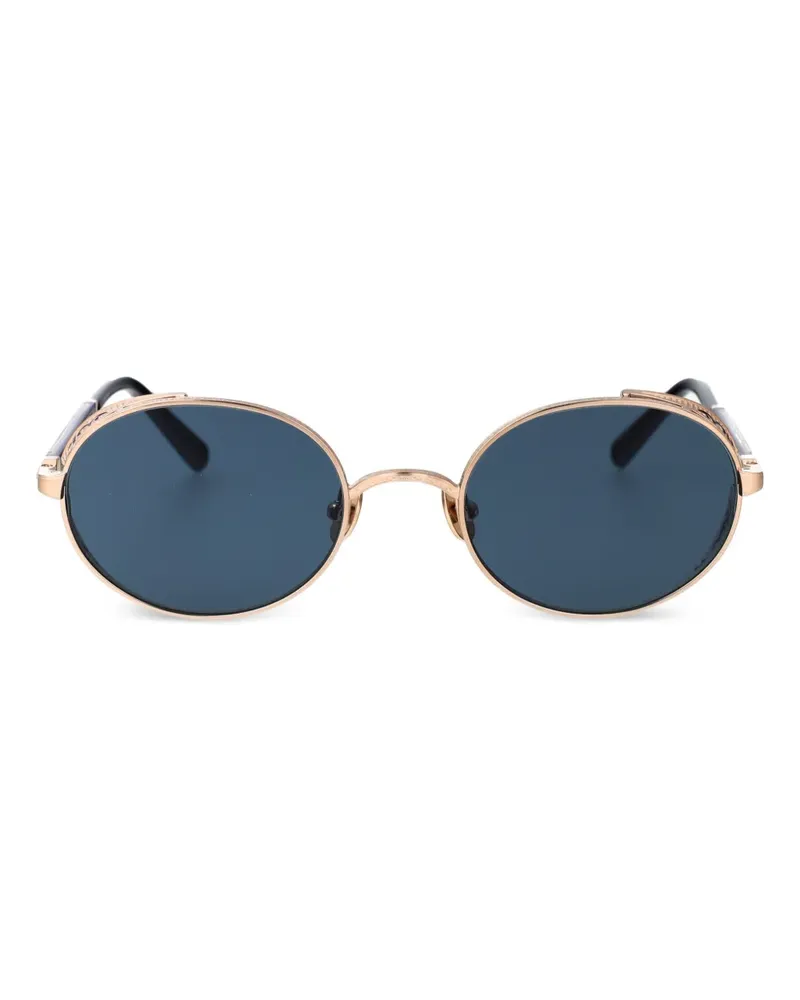 MATSUDA Sonnenbrille mit ovalem Gestell - Gold Gold
