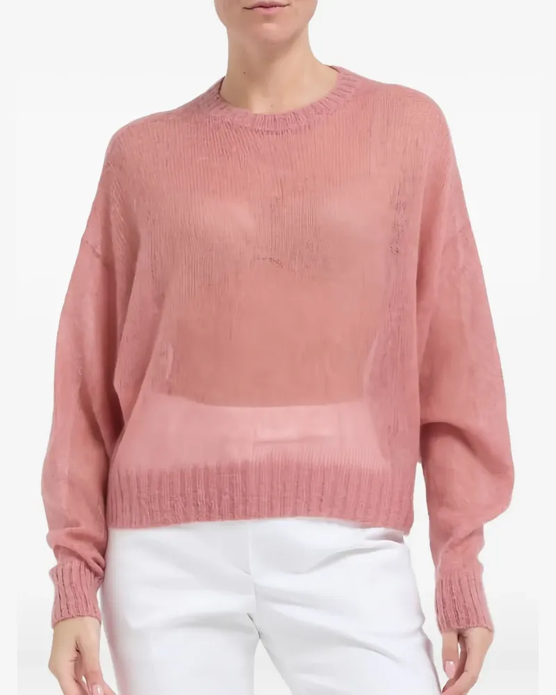 Brunello Cucinelli Langärmeliger Pullover - Rosa Rosa