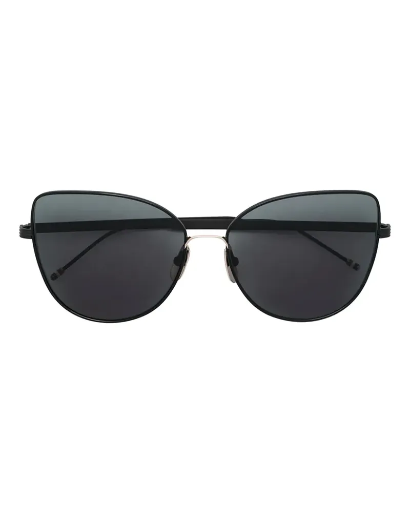 Thom Browne cat-eye metal sunglasses - Silber Silber