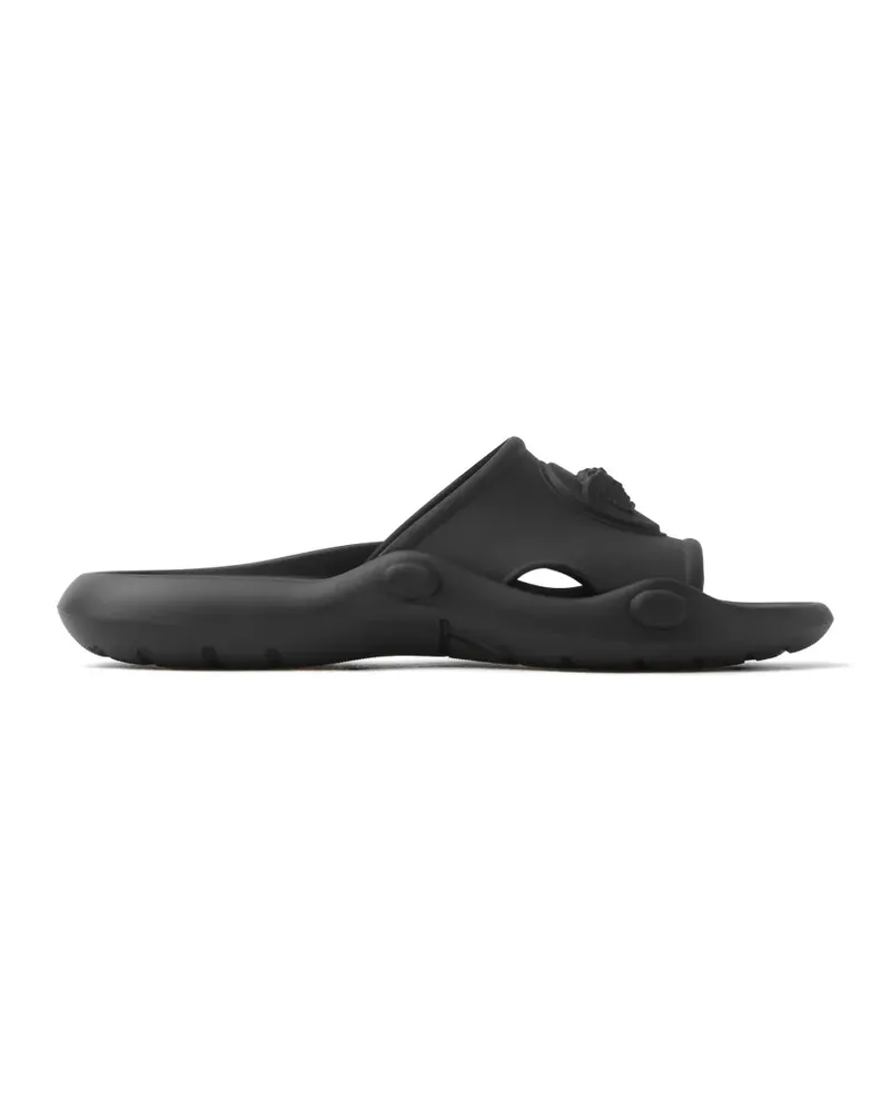 Versace Nettuno rubber slides - Schwarz Schwarz