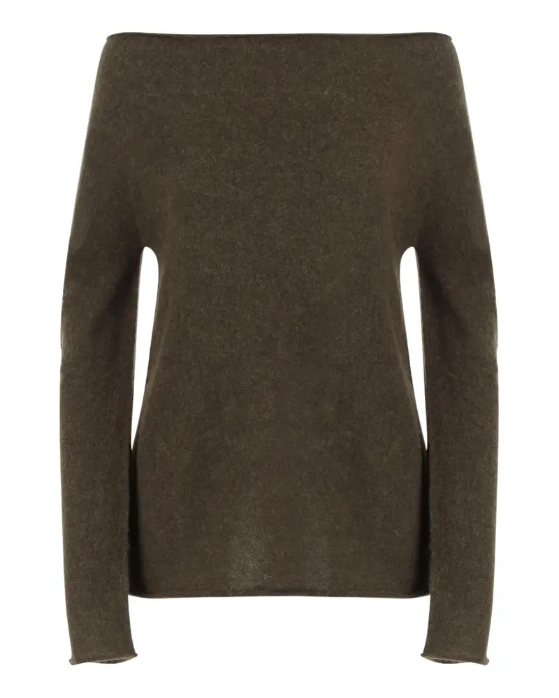Lauren Manoogian Feinstrick-Pullover mit U-Boot-Ausschnitt - Grün Grün