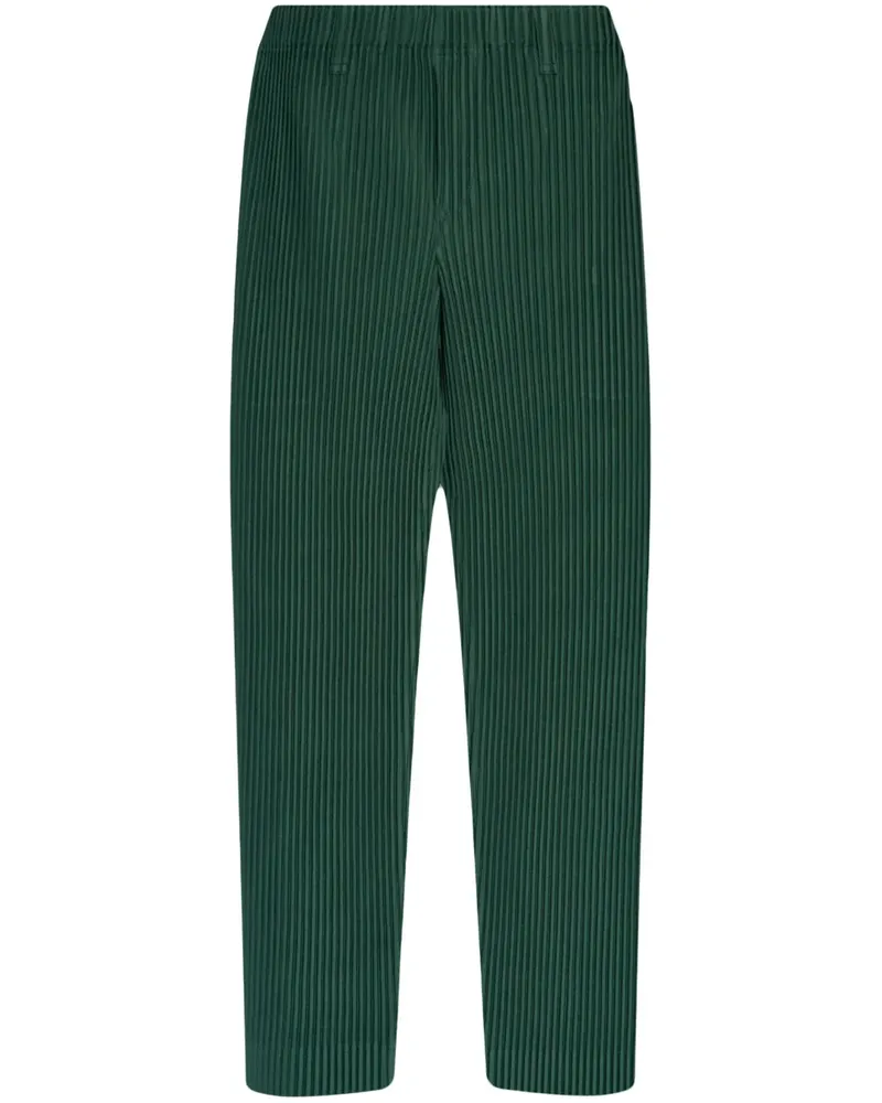 Issey Miyake Plissierte Hose - Grün Grün