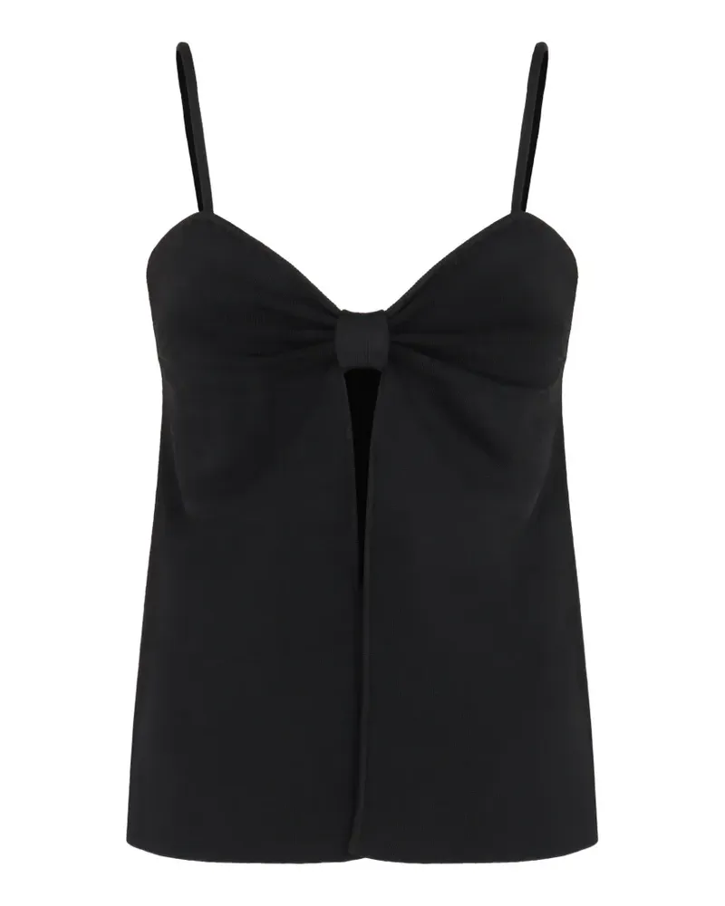 Cult Gaia Lennon Oberteil mit Herzausschnitt - Schwarz Schwarz