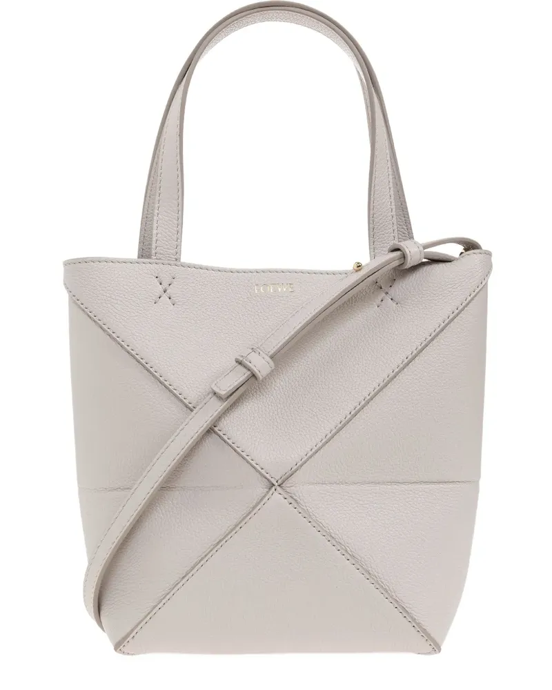Loewe leather tote bag - Grau Grau