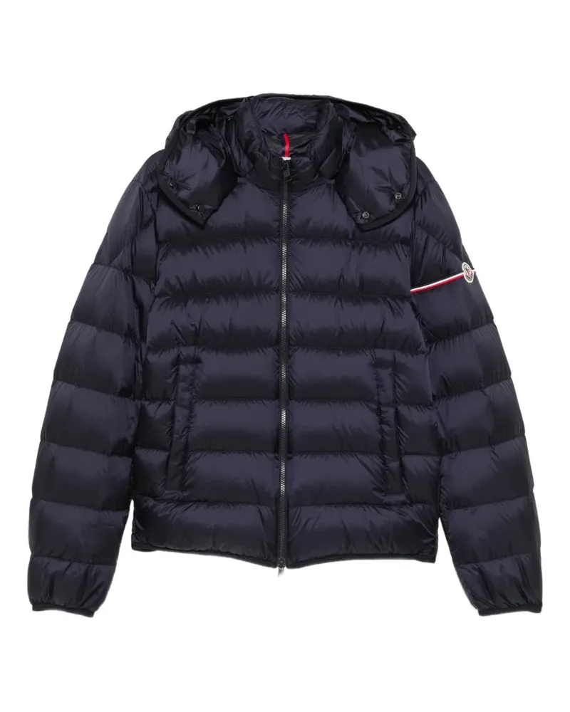 Moncler Gesteppte Ravenlock Kapuzenjacke - Blau Blau