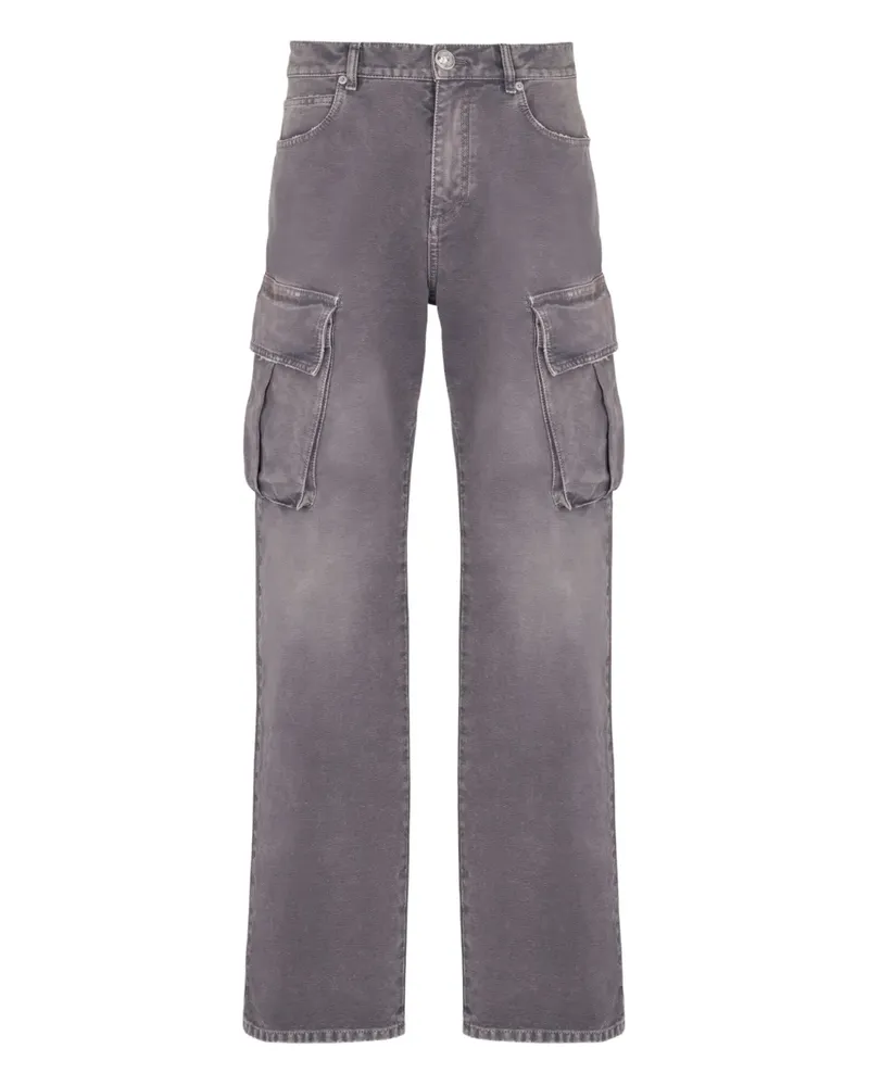 Balmain Jeans mit aufgesetzten Taschen - Grau Grau