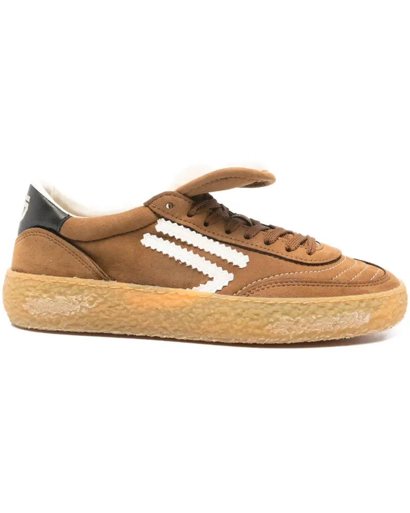 Puraai Polly Sneakers mit Lasche - Braun Braun