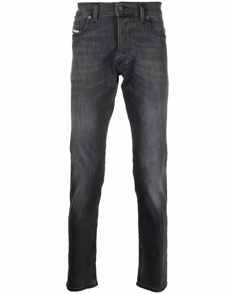 Diesel Klassische Slim-Fit-Jeans - Schwarz Schwarz