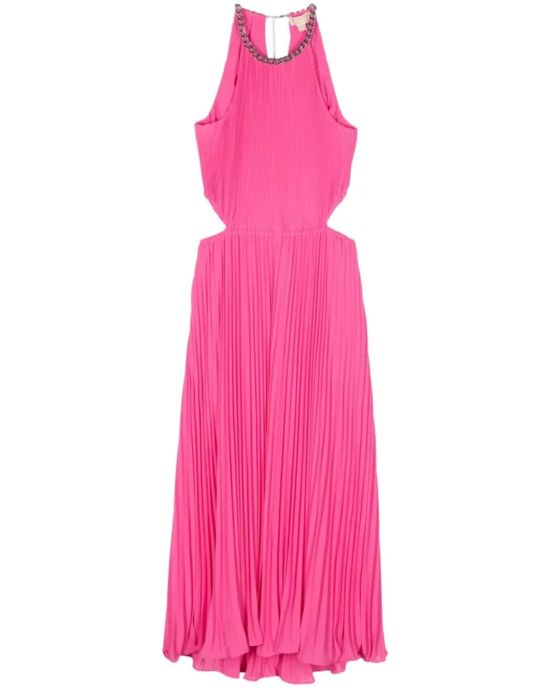 Michael Kors Plissiertes Midikleid - Rosa Rosa