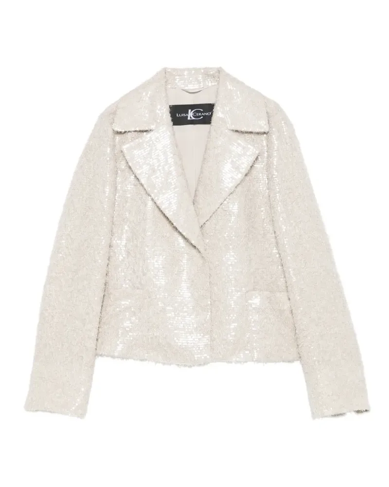 Luisa Cerano sequin-embellished jacket - Grau Grau