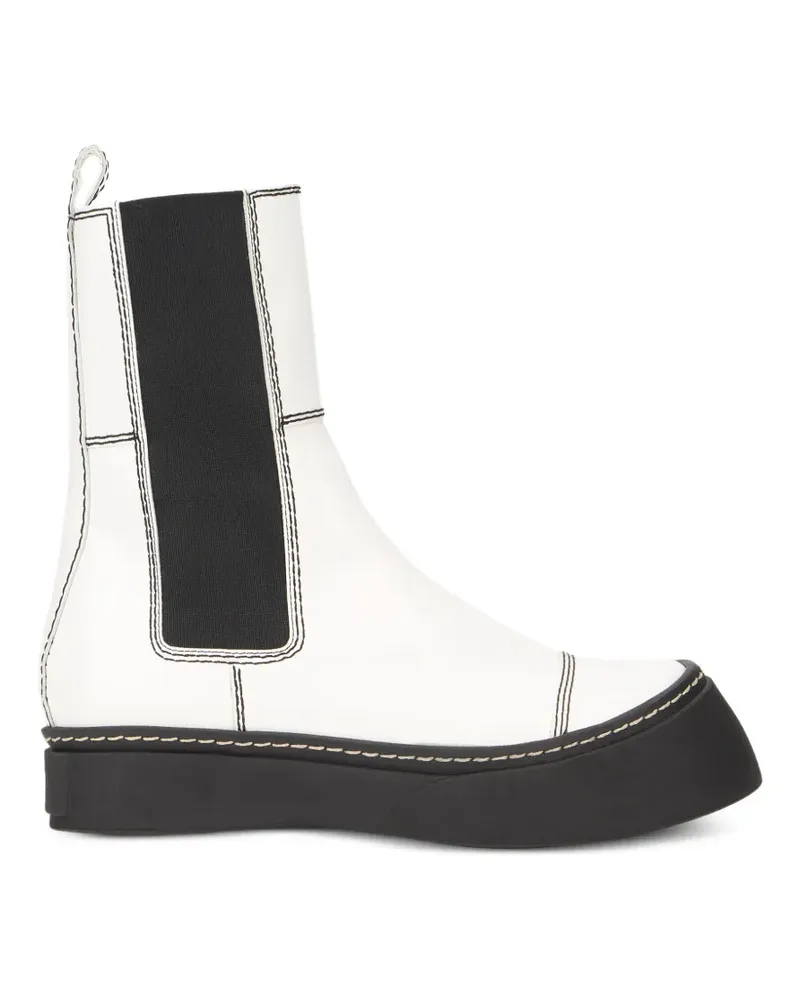 Philosophy Di Lorenzo Serafini contrast-stitch Chelsea boots - Weiß Weiß