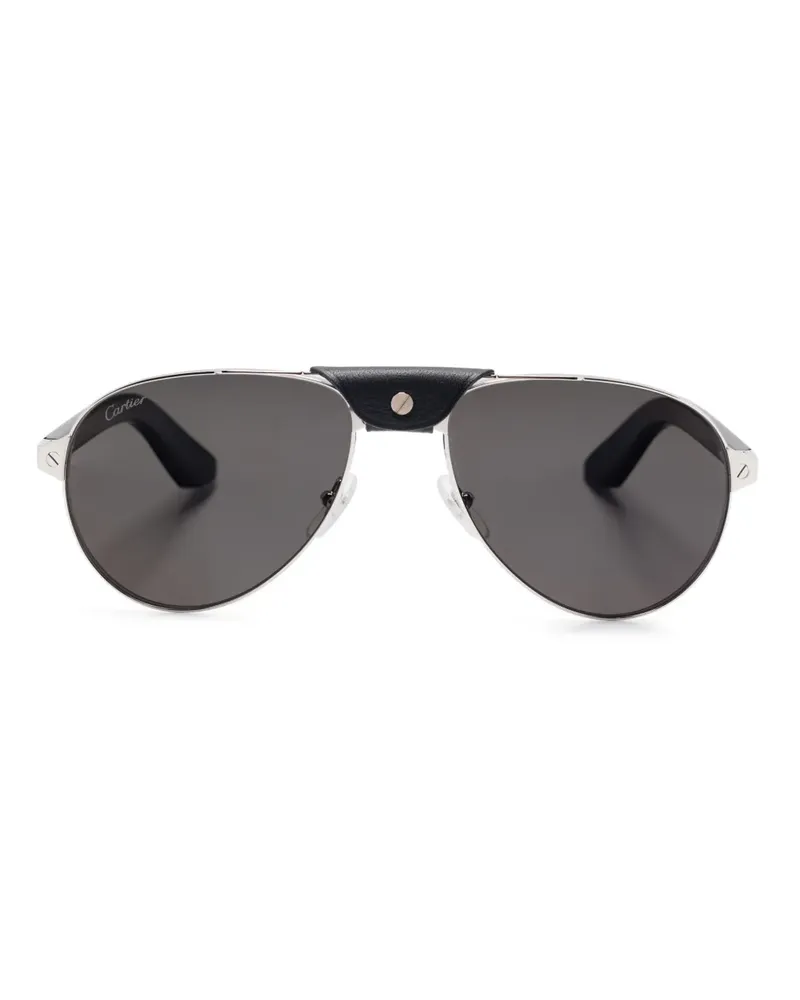 Cartier Santos de Cartier Pilotenbrille - Silber Silber