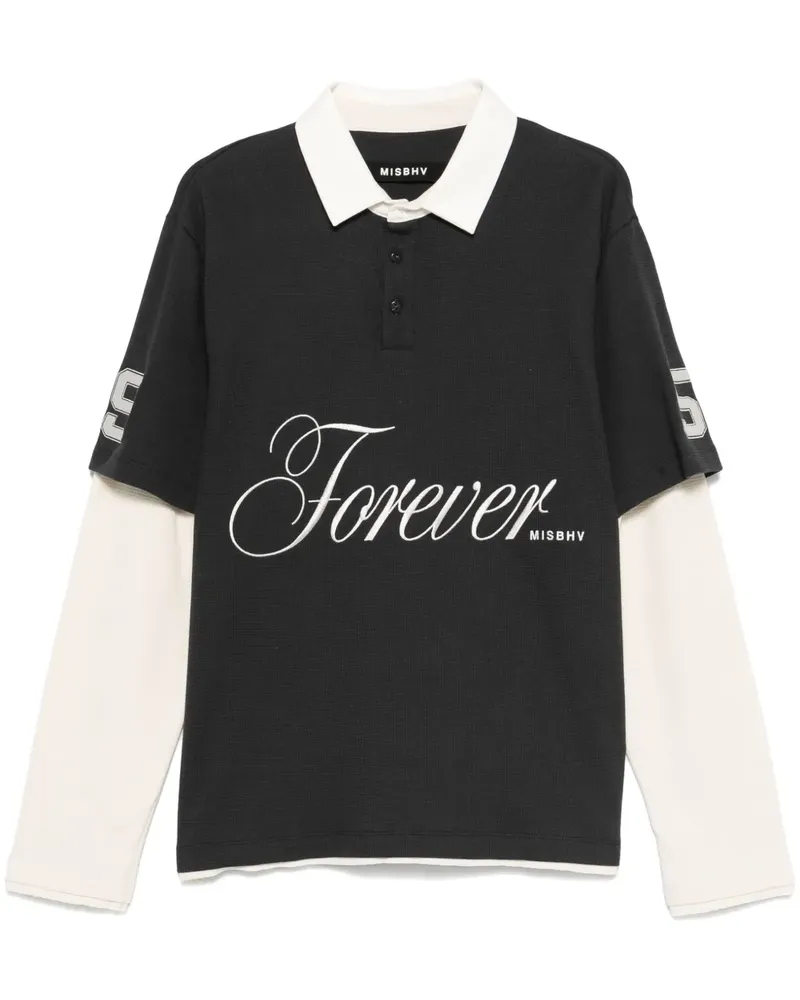 MISBHV Forever Poloshirt - Schwarz Schwarz