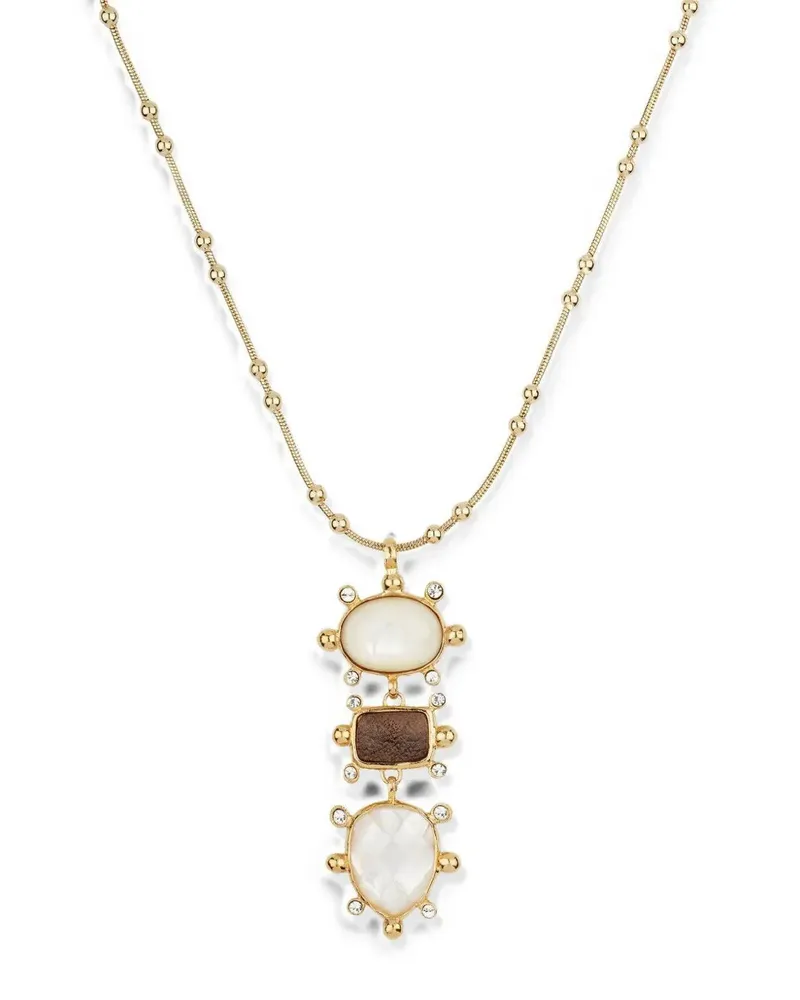 Gas Bijoux Tiki mother-of-pearl necklace - Weiß Weiß