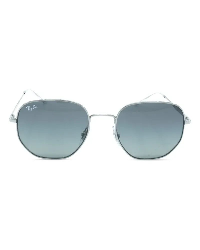 Ray Ban round-frame sunglasses - Silber Silber