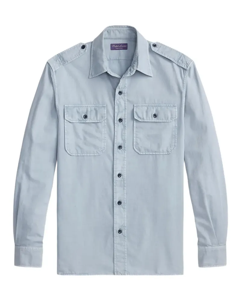 Ralph Lauren Stückgefärbtes Hemd - Blau Blau