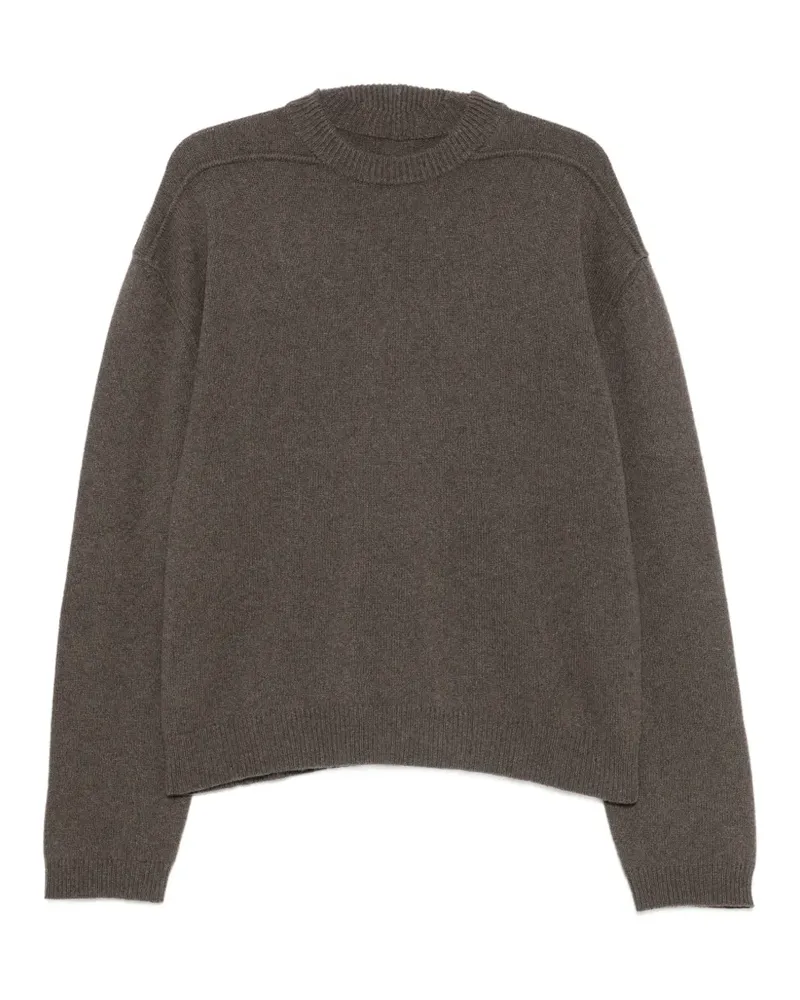 Rick Owens Gerippter Tommy Lupetto Pullover - Braun Braun