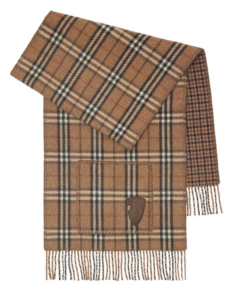 Burberry Wendbarer Schal mit Check - Braun Braun