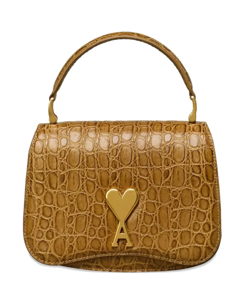 AMI Paris Mini Paris Paris Schultertasche - Braun Braun