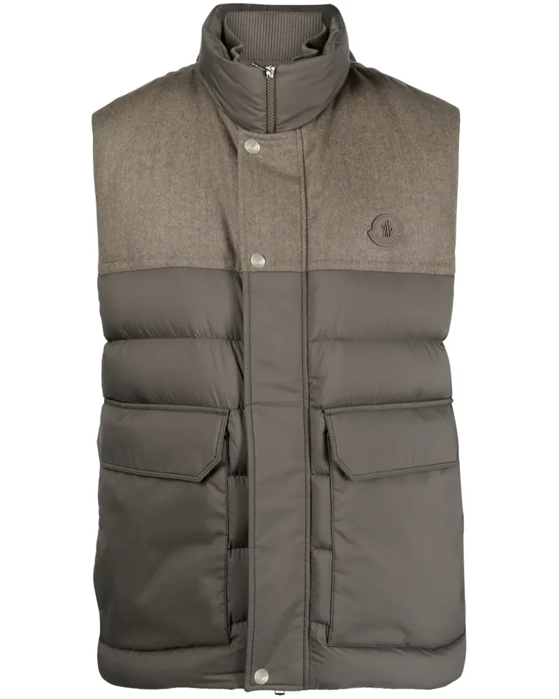 Moncler Gesteppte Rance Weste - Grün Grün