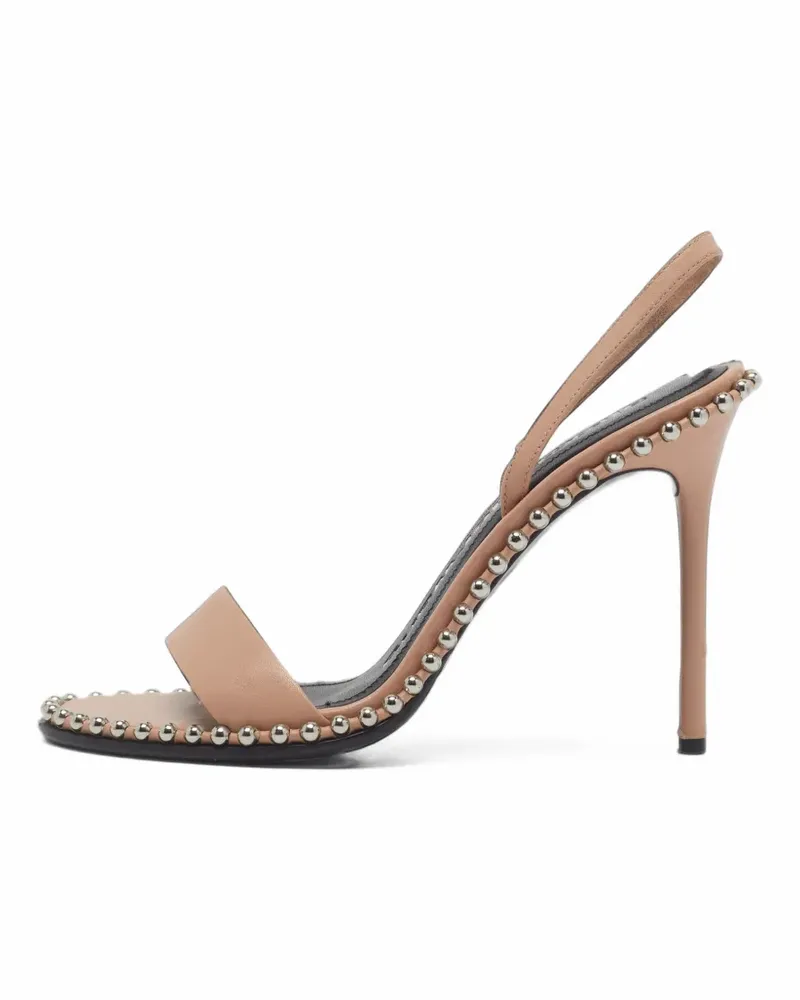 Alexander Wang Nova Sandalen mit Nieten - Nude Nude