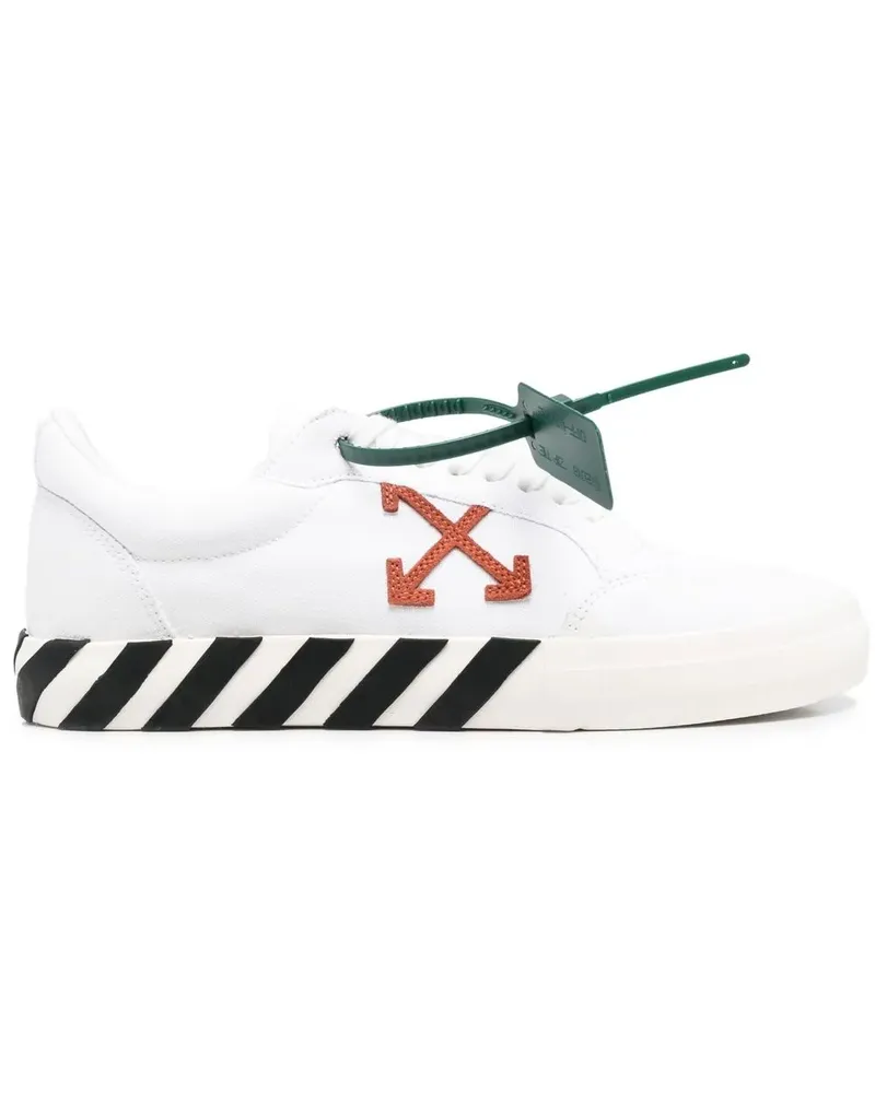 OFF-WHITE Low Vulcanized Sneakers - Weiß Weiß