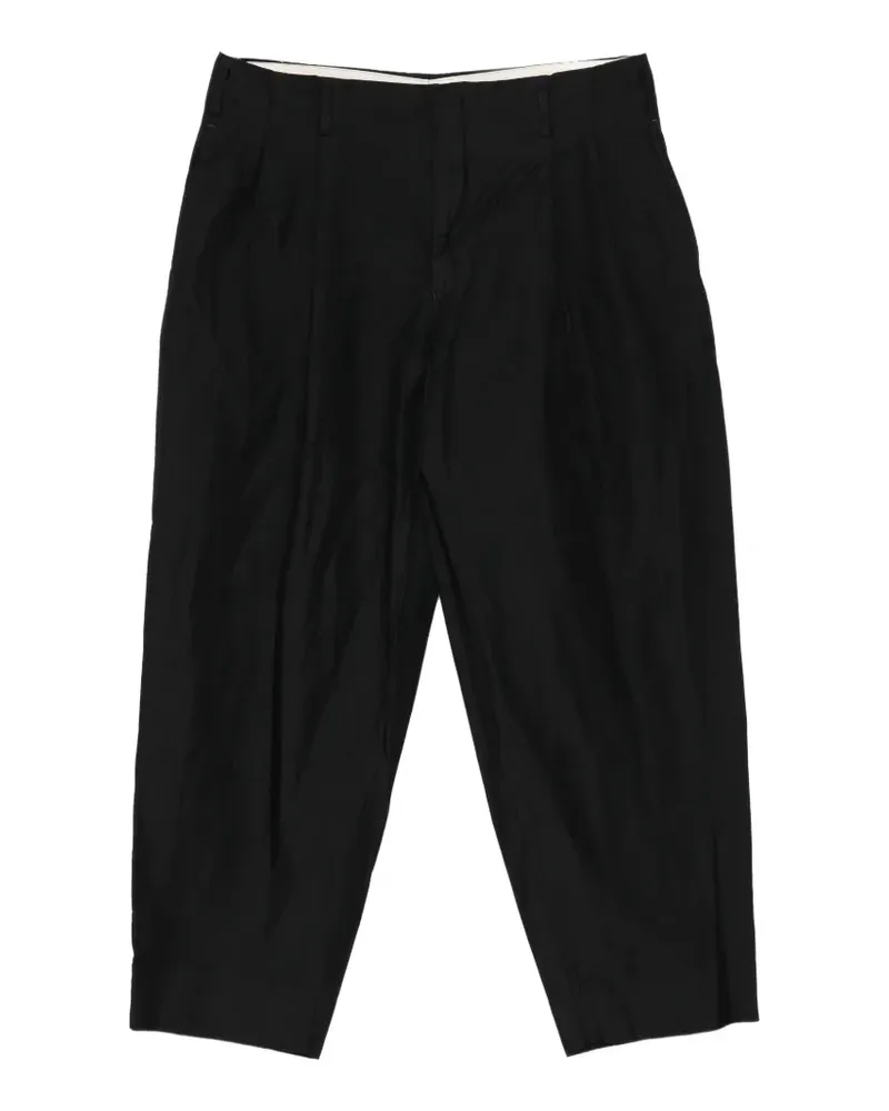 Comme des Garçons Plissierte Hose - Schwarz Schwarz