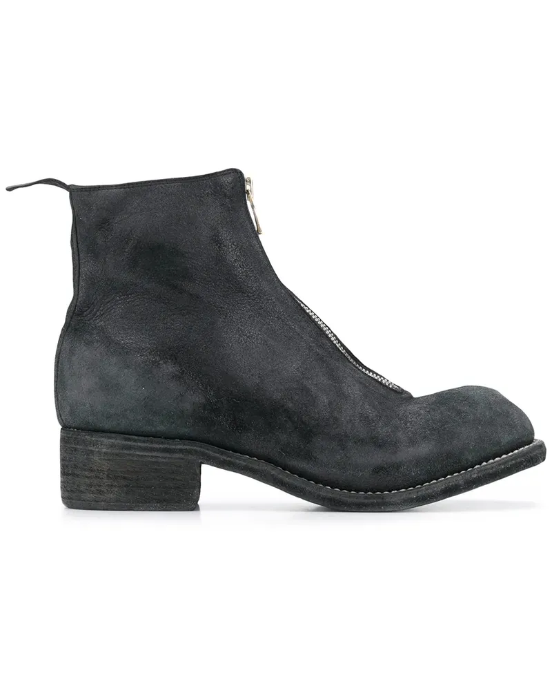 GUIDI Stiefel mit Reißverschluss - Schwarz Schwarz