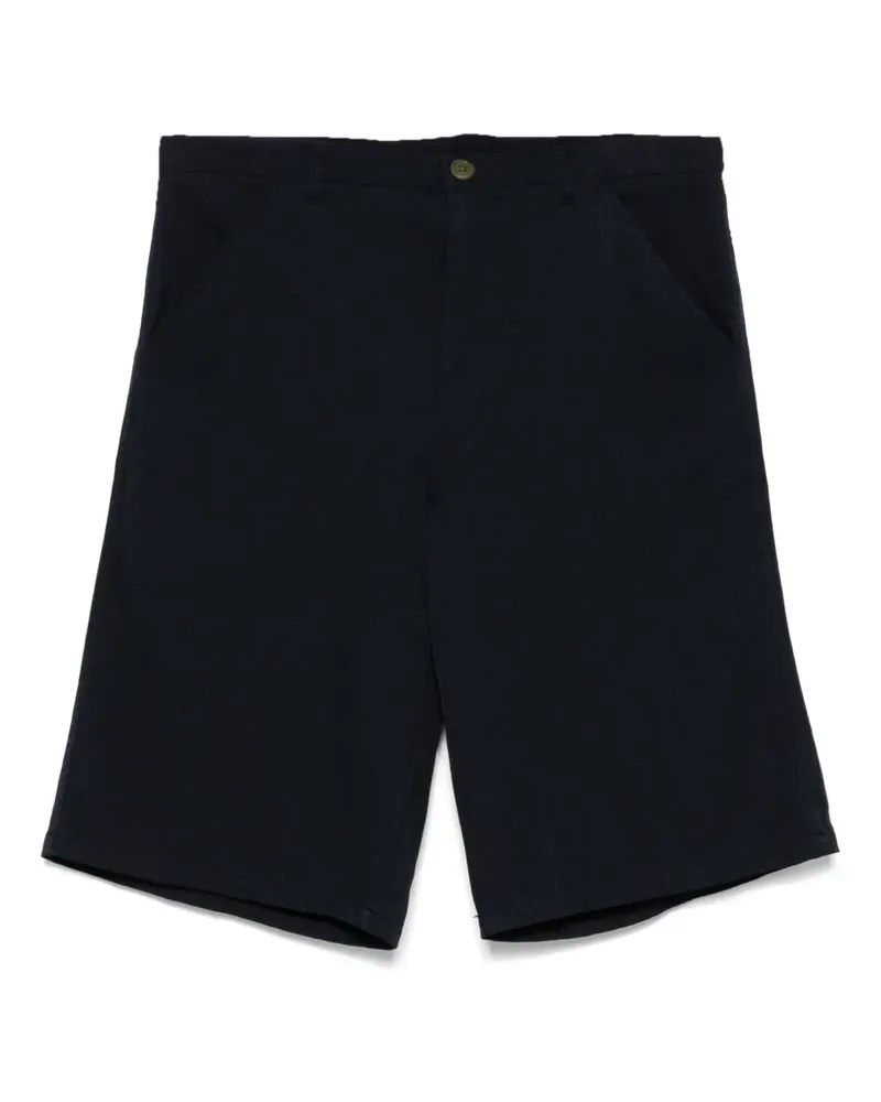 Comme des Garçons Gewebte Shorts - Blau Blau