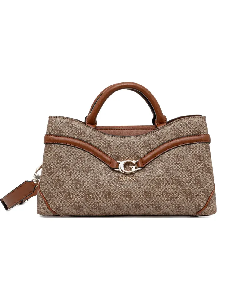 Guess Dea monogram-pattern tote bag - Nude Nude