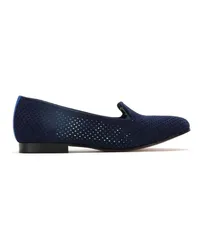 Blue Bird Loafer aus Wildleder Blau