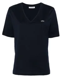 Lacoste T-Shirt mit Logo-Stickerei Blau