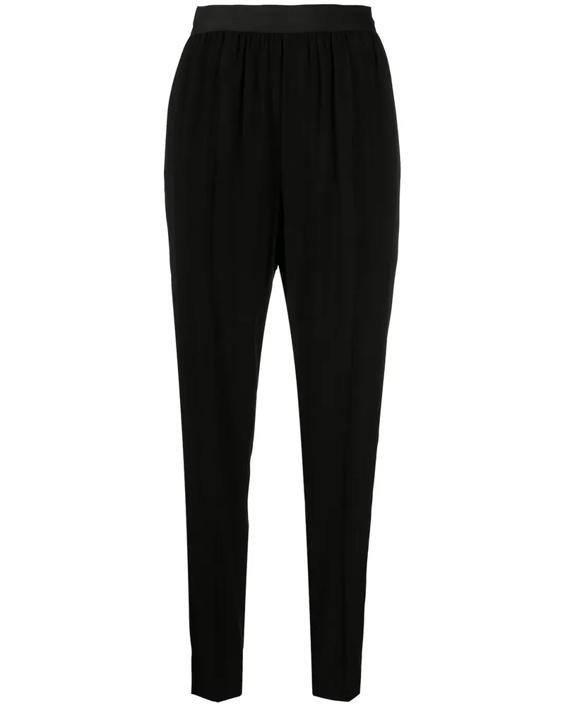 Maison Margiela Tapered-Hose mit Stretchbund - Schwarz Schwarz