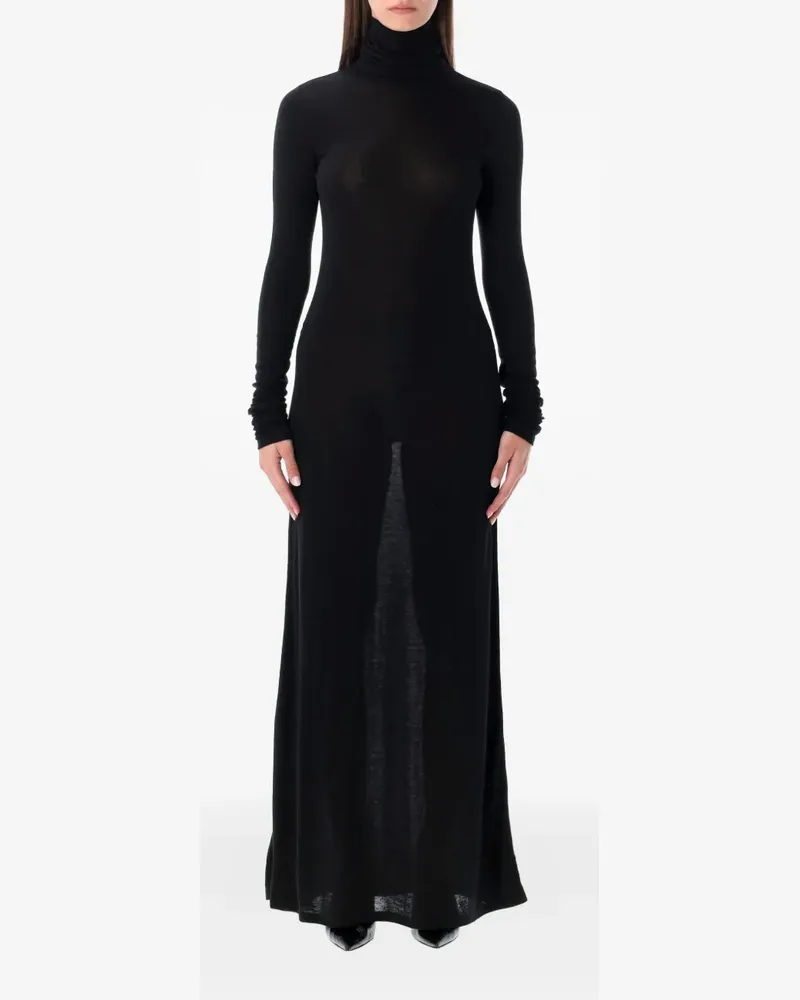 The Garment roll-neck maxi dress - Schwarz Schwarz