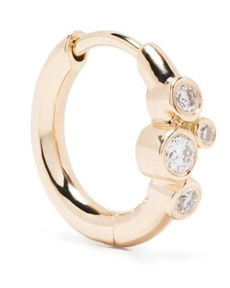 Maria Black 14kt Elena Huggie 8 Gelbgoldohrring Gold